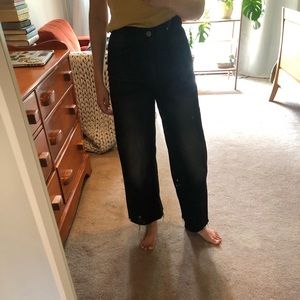 Frank and Oak Wide Leg Highwasted Jeans